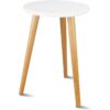 Perla Ahşap Saksı Standı Modern Sehpa 42 cm