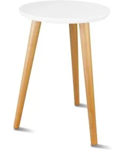 Perla Ahşap Saksı Standı Modern Sehpa 42 cm