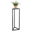 Rackia Siyah Metal Üçgen Çiçeklik 92 cm
