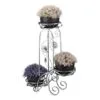 Shelvia Metal Çiçeklik 88 cm Gümüş
