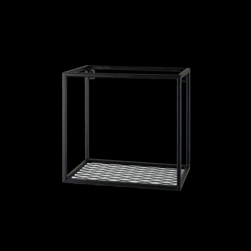 Shelvio Metal Ahşap Çiçeklik 20 cm Boyunda
