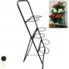 Stacko Metal Çiçeklik 80 cm 3 Katlı Beyaz