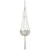 Stilo 104 cm Krem Pamuk Makrome Saksılık
