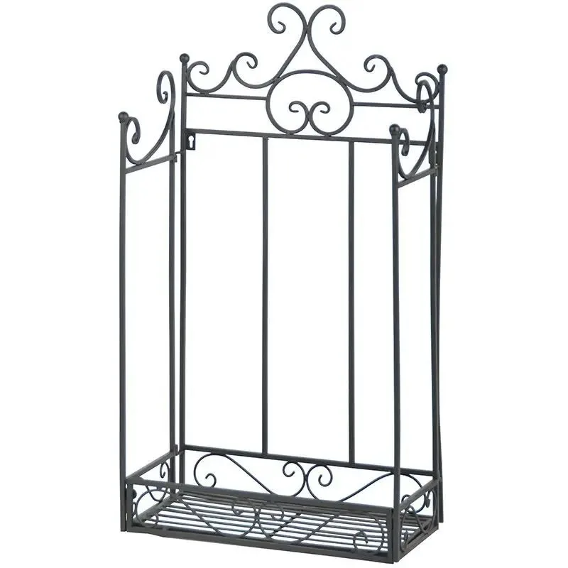 Storella Metal Çiçeklik  80 cm Siyah