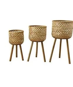 Storetti Bambu Çiçeklik 75 cm Naturel