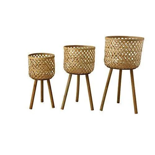Storetti Bambu Çiçeklik 75 cm Naturel