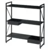 Storio Metal Çiçeklik 66 cm Siyah