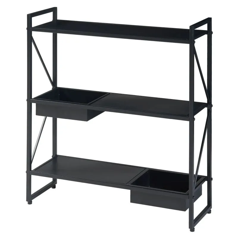 Storio Metal Çiçeklik 66 cm Siyah