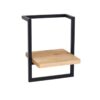 Studietto Metal Ahşap Çiçeklik 30 cm Siyah