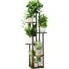 Tassa Metal Çiçeklik 6 Raflı 130 cm Kahverengi Tassa Metal Çiçeklik 6 Raflı 130 cm Kahverengi