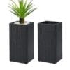 Urbana Rattan Çiçeklik 61 cm Siyah