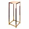 Velvet Metal Çiçeklik 1 Raflı 74 cm Rose Gold
