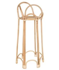 Veronica Rattan Çiçeklik 1 Raflı 84 cm Kahverengi