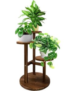 Vivienne 3 Raflı Çam Ağacı Çiçeklik 57 cm