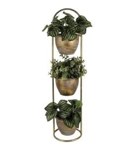 Wallio Demir Çiçeklik 72 cm Gold