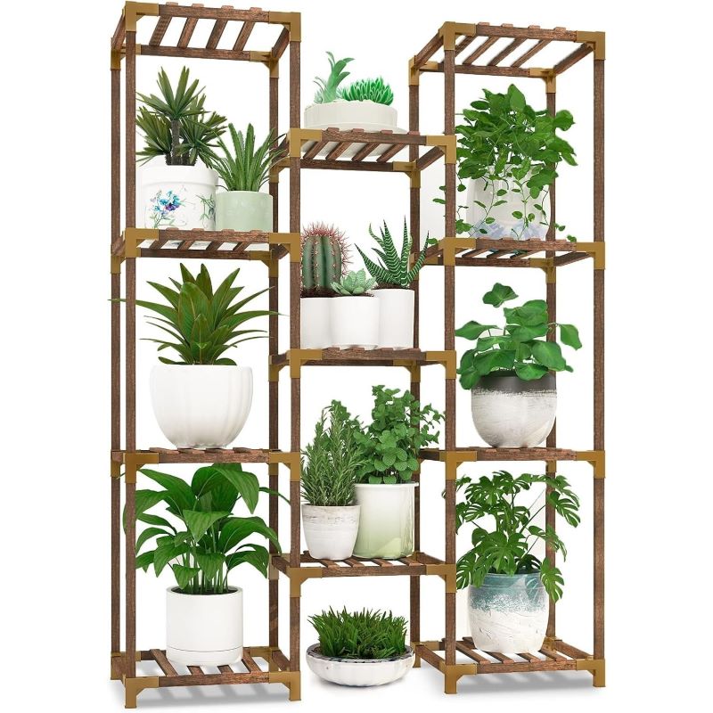 Aether Ahşap Çiçeklik 11 Raflı 121 cm