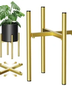 Aura Metal Gold Saksılık  Açılır Kapanır