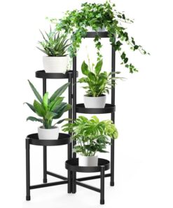 Bella Çiçeklik Metal 5 Raflı 80 Cm