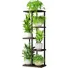 Bloom Metal Çiçeklik 5 Raflı Siyah 90 cm Bloom Metal Çiçeklik 5 Raflı Siyah 90 cm