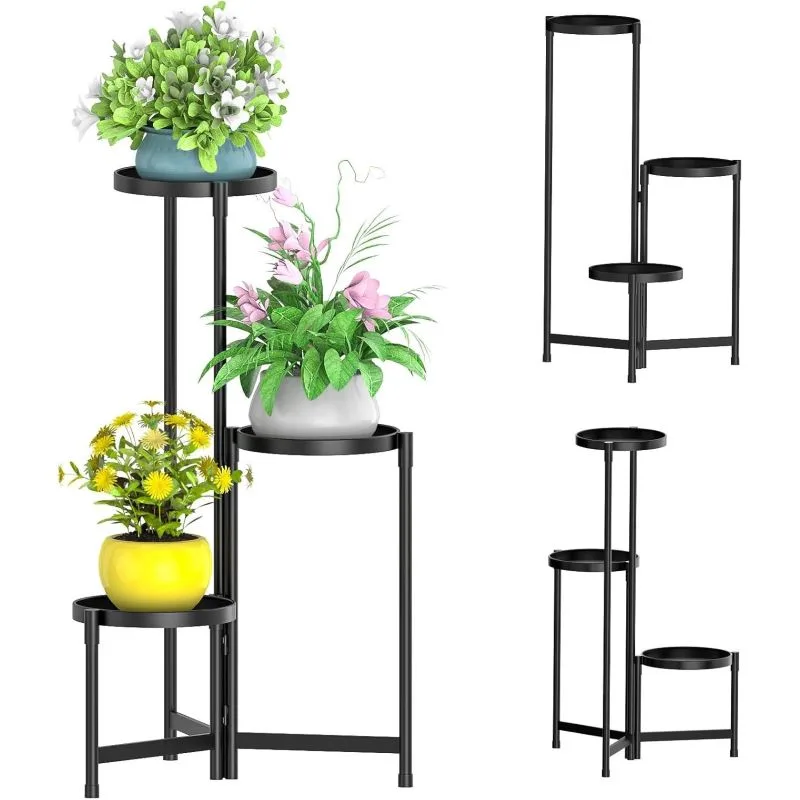 Celeste 3 Katlı Metal Çiçeklik 70 cm Celeste 3 Katlı Metal Çiçeklik 70 cm