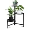 Fiore 3 Raflı Metal Çiçeklik 70 cm