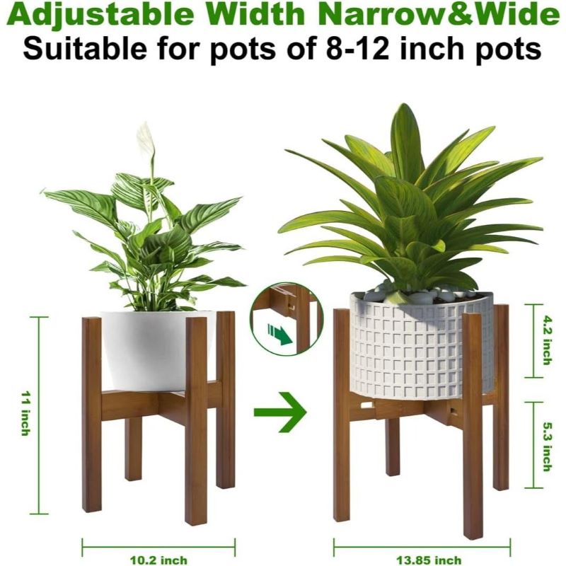 Flora Bambu Saksılık 28 cm - Görsel 2