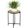 Florea Hasır Çiçeklik Sehpa Metal Ayaklar 42 cm