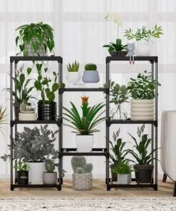 Kleo Metal Çiçeklik 8 Raflı 84 cm
