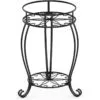 Lumina Ferforje Çiçeklik 2 Raflı Yuvarlak 50 cm Lumina Ferforje Çiçeklik 2 Raflı Yuvarlak 50 cm