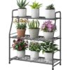 Luna 3 Raflı Metal Çiçeklik 76 cm