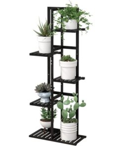 Luna Bambu Çiçeklik 6 Raflı