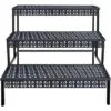 Mira Metal Retro Merdiven Çiçeklik 3 Raflı 70 cm Mira Metal Retro Merdiven Çiçeklik 3 Raflı 70 cm