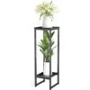 Natura Metal Çiçeklik Kare 2 Raflı 95 cm Natura Metal Çiçeklik Kare 2 Raflı 95 cm