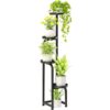 Nora 4 Raflı Metal Çiçeklik 117 cm