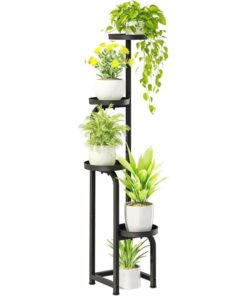 Nora 4 Raflı Metal Çiçeklik 117 cm