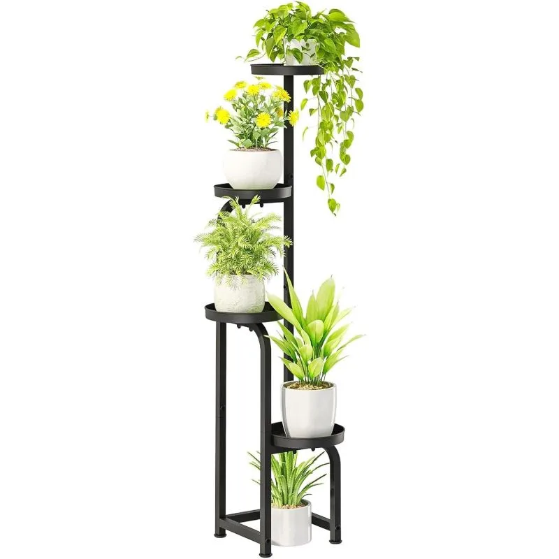 Nora 4 Raflı Metal Çiçeklik 117 cm Nora 4 Raflı Metal Çiçeklik 117 cm