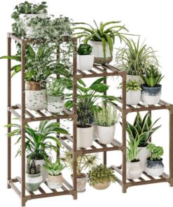 Nora Ahşap Çiçeklik 7 Raflı 86 Cm