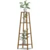 Nova Bambu 4 Raflı Çiçeklik  120 Cm