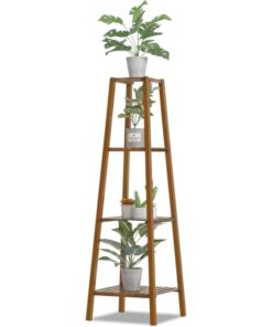 Nova Bambu 4 Raflı Çiçeklik 120 Cm