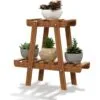 Orion Ahşap Çiçeklik 2 Raflı 43 cm Orion Ahşap Çiçeklik 2 Raflı 43 cm