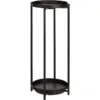 Sofia Yuvarlak Çiçeklik Sehpa 60 cm Metal Siyah Sofia Yuvarlak Çiçeklik Sehpa 60 cm Metal Siyah