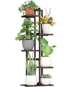 Thea Bambu Çiçeklik 6 Raflı 102 cm