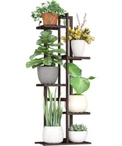 Thea Bambu Çiçeklik 6 Raflı 102 cm