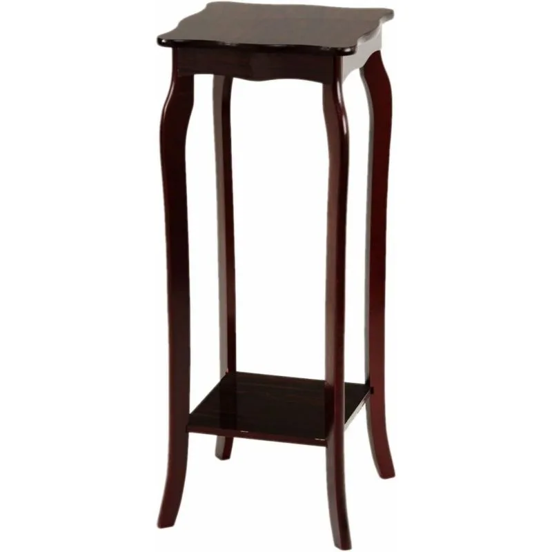 Vera 2 Raflı Maun Ahşap Çiçeklik Sehpa 81 Cm Vera 2 Raflı Maun Ahşap Çiçeklik Sehpa 81 Cm