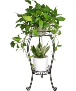 Vivace 2 Katlı Ferforje Çiçeklik 72 cm