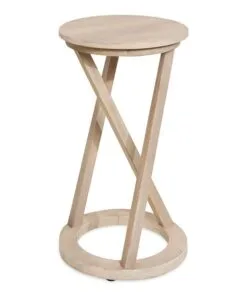 Yvetta Ahşap Çiçeklik 3 Raflı 59 cm Beyaz